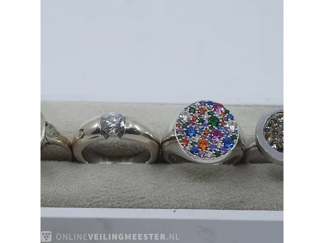 13x zilveren ring - afbeelding 18 van  22
