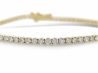 14 karaat geelgouden armband met 3,05 crt. diamant - afbeelding 4 van  8