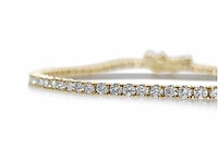 14 karaat geelgouden armband met 3,05 crt. diamant - afbeelding 6 van  8