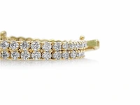 14 karaat geelgouden armband met 3,05 crt. diamant - afbeelding 7 van  8