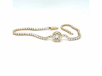 14 karaat geelgouden armband met 3,09 crt. diamant - afbeelding 5 van  6