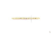 14 karaat geelgouden armband met 4,68 crt. diamant - afbeelding 4 van  5