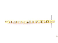 14 karaat geelgouden armband met 4,68 crt. diamant - afbeelding 5 van  5