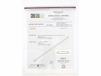 14 karaat geelgouden armband met 5,30 crt. diamant - afbeelding 2 van  6