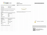 14 karaat geelgouden armband met 5,63 crt. natuurlijke diamant - afbeelding 2 van  6