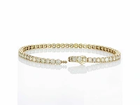 14 karaat geelgouden armband met 5,63 crt. natuurlijke diamant - afbeelding 4 van  6