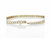 14 karaat geelgouden armband met 5,63 crt. natuurlijke diamant - afbeelding 6 van  6