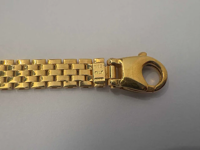 14 karaat geelgouden armband - afbeelding 3 van  4