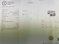 14 karaat geelgouden ketting met 1,52 crt. diamant - afbeelding 4 van  11