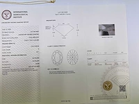 14 karaat geelgouden ketting met 2,04 crt. diamant - afbeelding 2 van  9