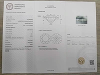 14 karaat geelgouden ketting met 2,09 crt diamant - afbeelding 2 van  8