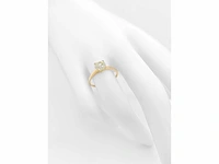 14 karaat geelgouden ring met 1,10 natuurlijke diamant - afbeelding 5 van  8
