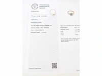 14 karaat geelgouden ring met 1,10 natuurlijke diamant - afbeelding 8 van  8