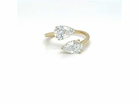 14 karaat geelgouden ring met 2,10 crt. diamant - afbeelding 1 van  7