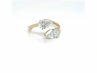 14 karaat geelgouden ring met 2,10 crt. diamant - afbeelding 6 van  7