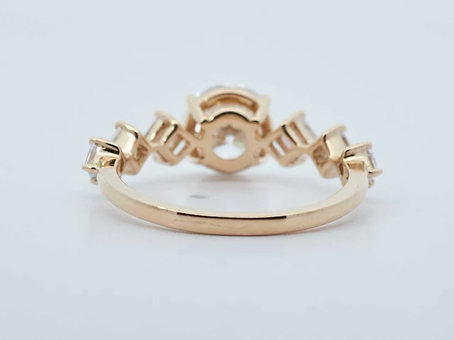 14 karaat geelgouden ring met 2,11 crt diamant - afbeelding 6 van  7