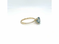 14 karaat geelgouden ring met 2,44 crt. - afbeelding 11 van  13