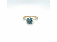14 karaat geelgouden ring met 2,44 crt. - afbeelding 8 van  13