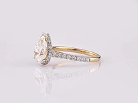14 karaat geelgouden ring met 2,50 crt. diamant - afbeelding 6 van  8