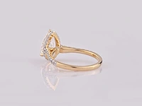 14 karaat geelgouden ring met 2,50 crt. diamant - afbeelding 7 van  8