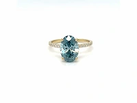 14 karaat geelgouden ring met 2,79 crt. diamant - afbeelding 1 van  8