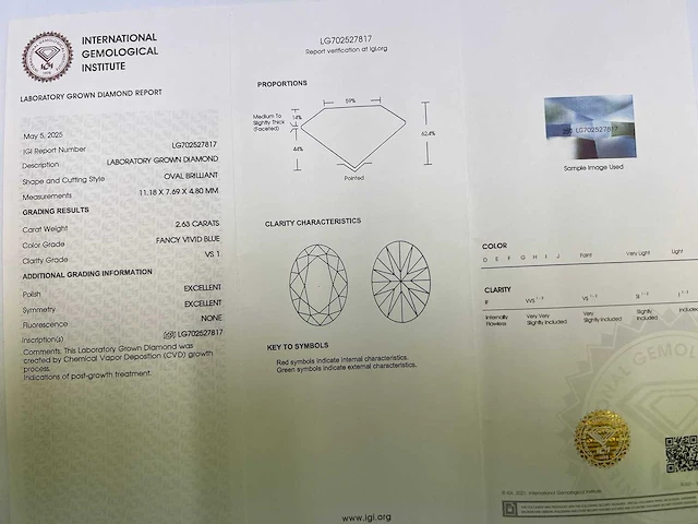 14 karaat geelgouden ring met 2,79 crt. diamant - afbeelding 2 van  8