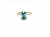 14 karaat geelgouden ring met 2,79 crt. diamant - afbeelding 6 van  8