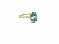 14 karaat geelgouden ring met 2,79 crt. diamant - afbeelding 7 van  8