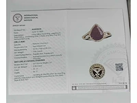 14 karaat geelgouden ring met 2,80 crt. diamant - afbeelding 2 van  6