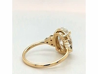 14 karaat geelgouden ring met 3,28 crt. diamant - afbeelding 7 van  9