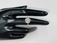 14 karaat geelgouden ring met 3,73 crt. diamant - afbeelding 1 van  9