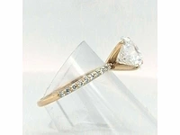 14 karaat geelgouden ring met 3,73 crt. diamant - afbeelding 7 van  9
