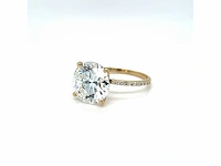 14 karaat geelgouden ring met 3,84 crt. diamant - afbeelding 1 van  6