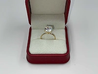 14 karaat geelgouden ring met 4,01 crt. diamant - afbeelding 6 van  9