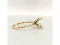 14 karaat geelgouden ring met 4,01 crt. diamant - afbeelding 8 van  9