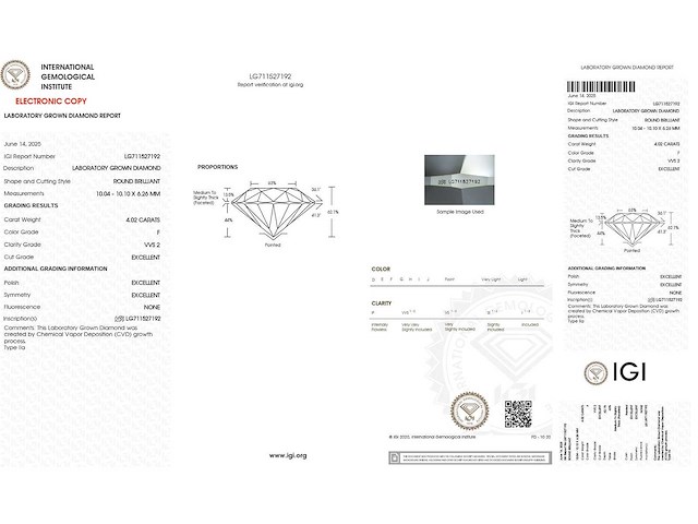 14 karaat geelgouden ring met 4,02 crt. diamant - afbeelding 2 van  7