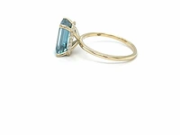 14 karaat geelgouden ring met 4,28 crt. diamant - afbeelding 2 van  13