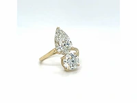 14 karaat geelgouden ring met 5,02 crt. diamant - afbeelding 2 van  8