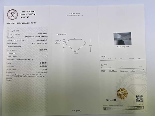 14 karaat geelgouden ring met 5,02 crt. diamant - afbeelding 3 van  8