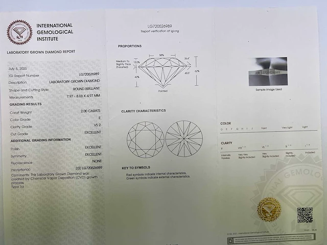 14 karaat geelgouden ring met 5,02 crt. diamant - afbeelding 4 van  8
