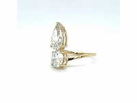 14 karaat geelgouden ring met 5,02 crt. diamant - afbeelding 8 van  8