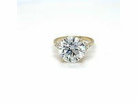 14 karaat geelgouden ring met 6,27 crt. diamant - afbeelding 2 van  11