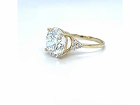 14 karaat geelgouden ring met 6,27 crt. diamant - afbeelding 9 van  11