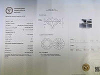 14 karaat geelgouden ring met 6,28 crt. diamant - afbeelding 2 van  8
