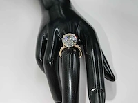 14 karaat geelgouden ring met 7,29 crt. diamant - afbeelding 8 van  12
