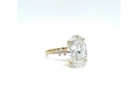 14 karaat geelgouden ring met 7,29 crt. diamant - afbeelding 1 van  12