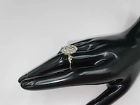 14 karaat geelgouden ring met 7,29 crt. diamant - afbeelding 7 van  12