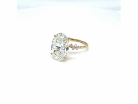 14 karaat geelgouden ring met 7,29 crt. diamant - afbeelding 9 van  12