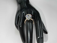 14 karaat geelgouden ring met 7,29 crt. diamant - afbeelding 4 van  12