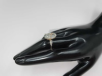 14 karaat geelgouden ring met 7,29 crt. diamant - afbeelding 7 van  12
